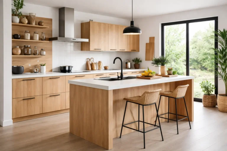 Cuisine en bois : le matériau qui s’adapte à tous les styles