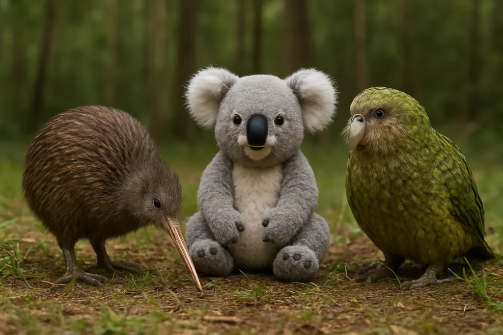 Sélection d’animaux en K dans un décor naturel réaliste
