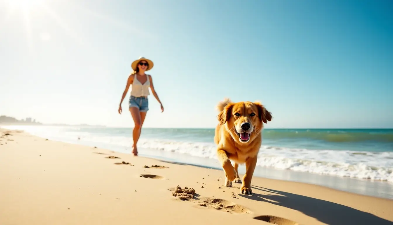 Illustration : le sable peut également être agressif pour les — vacances avec son chien en bord de mer : plages, hébergements et conseils