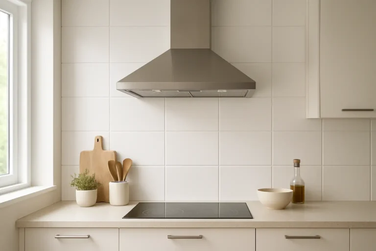 Hotte de cuisine Airforce installée dans une cuisine moderne