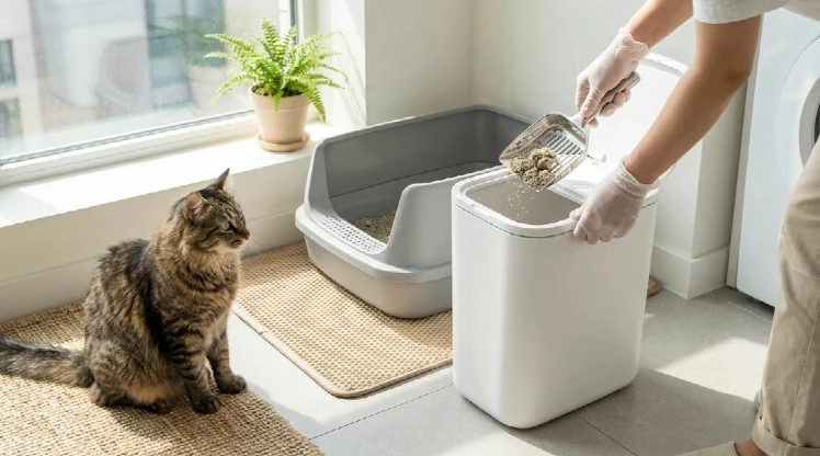 Comment nettoyer la litière de votre chat?